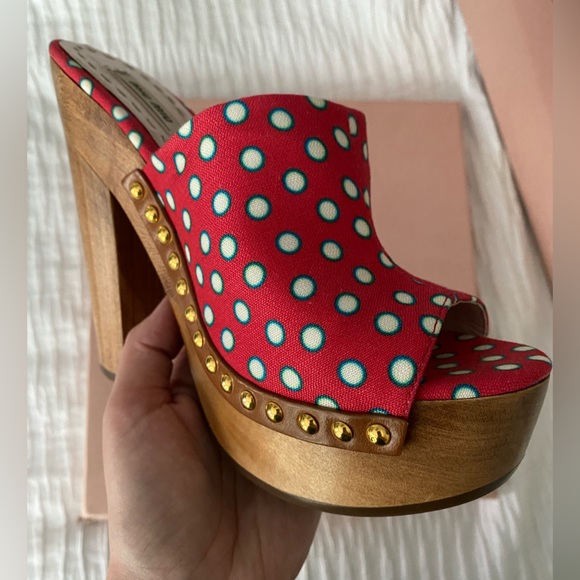 Miu Miu Calzature Donna Mules, size 39, new in box, never worn - Picture 6 of 8
